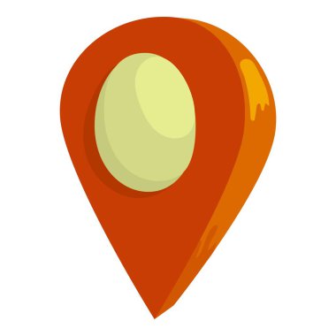 GPS simge, karikatür tarzı