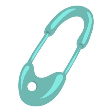 Çengelli iğne simgesi, karikatür tarzı