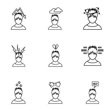 Duygu Icons set, anahat stili