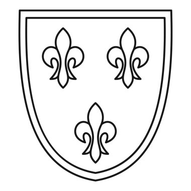 Kret simgesi, anahat stili