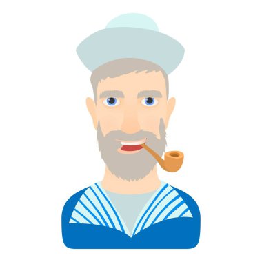 Denizci simgesi, karikatür tarzı