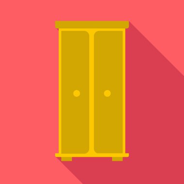 Dolap simgesi, düz stil