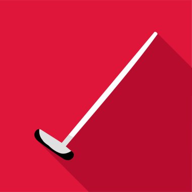 Golf sopa simgesi, düz stil