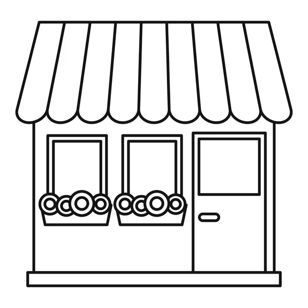 Store-Symbol, Outline-Stil — Stockvektor