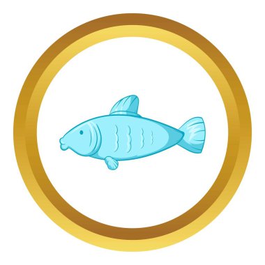 Balık vektör simgesi