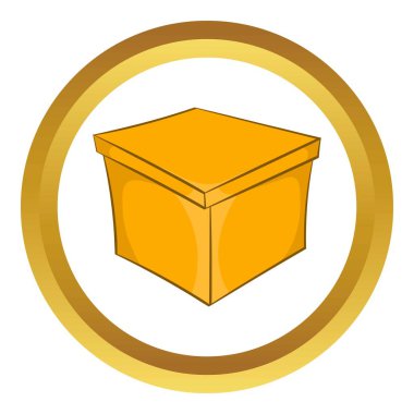 Kare kutu vektör simgesi