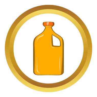 Motor yağı vektör simge için ambalaj