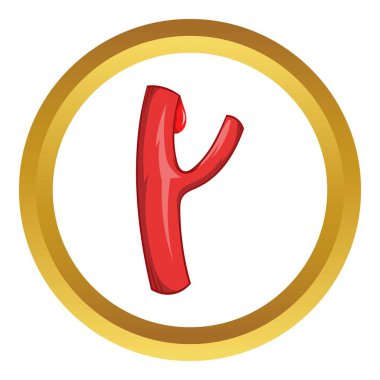 Kan damarı vektör simgesi