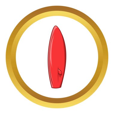 Sörf tahtası vektör simgesi