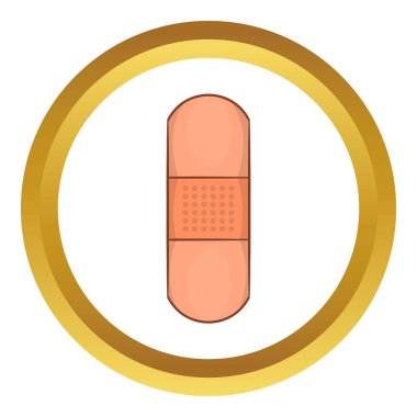 Tıbbi yama vektör simgesi