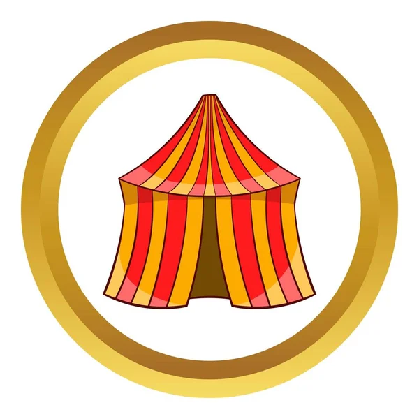 Icona vettoriale tenda circo — Vettoriale Stock