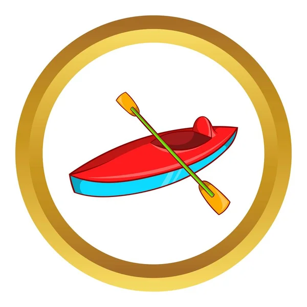 Kayak vector icon — Stock Vector