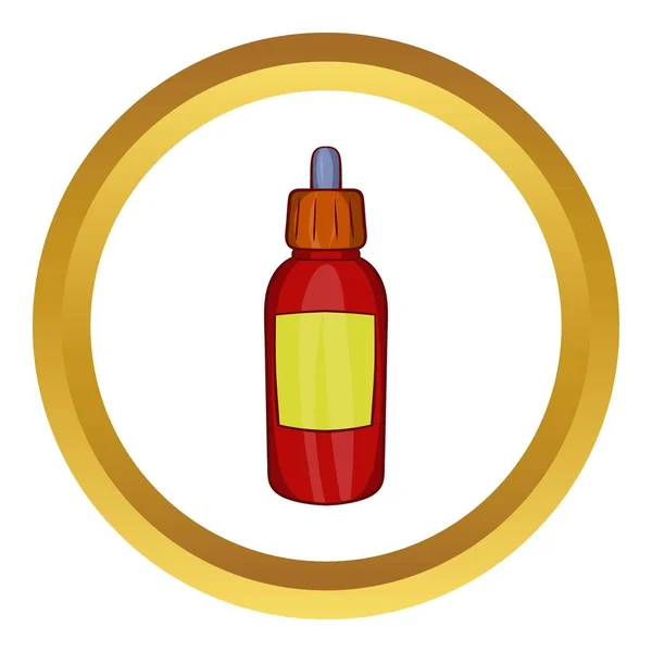 Refill bottle with pipette vector icon — Stock Vector