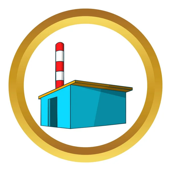 Chemical warehouse vector icon — Stock Vector