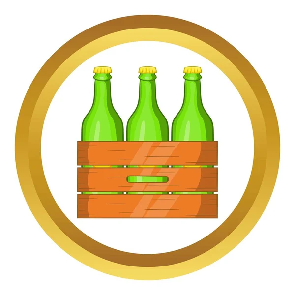 W polu ikona wektor piwa — Wektor stockowy