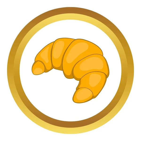 Croissant vector icon — Stock Vector