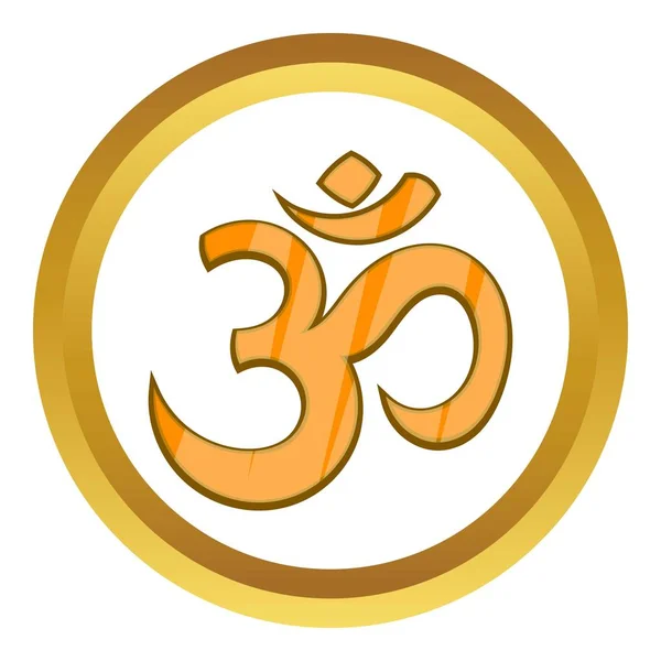 Hindu Om simge vektör simgesi — Stok Vektör