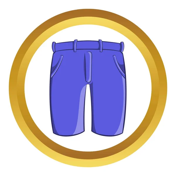Mens clássico shorts vetor ícone —  Vetores de Stock