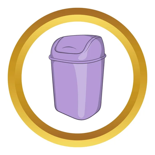 Toilet trash vector icon — Stock Vector
