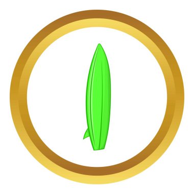 Sörf tahtası vektör simgesi