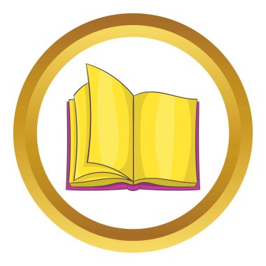 Kitap vektör simgesini aç