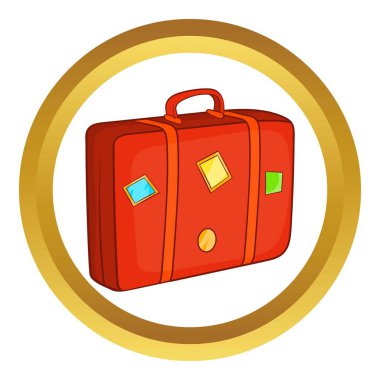 Bavul vektör simgesi