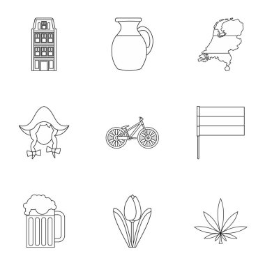 Holland Icons set, anahat stili