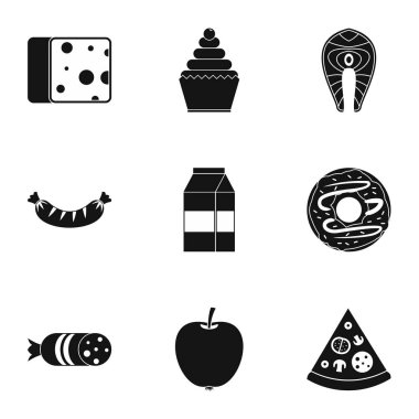 Brunch Icons set, basit tarzı
