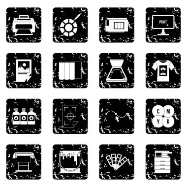 Simgeler, grunge tarzı yazdırmayı ayarla