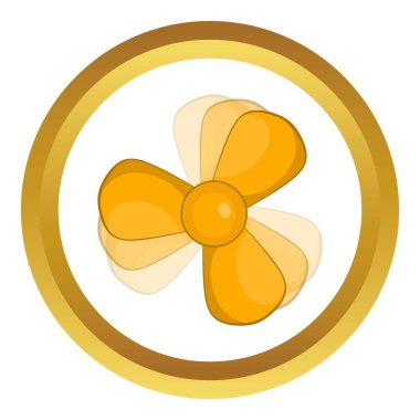 Araba fan vektör simgesi