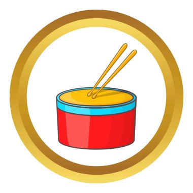 Davul vektör simgesi