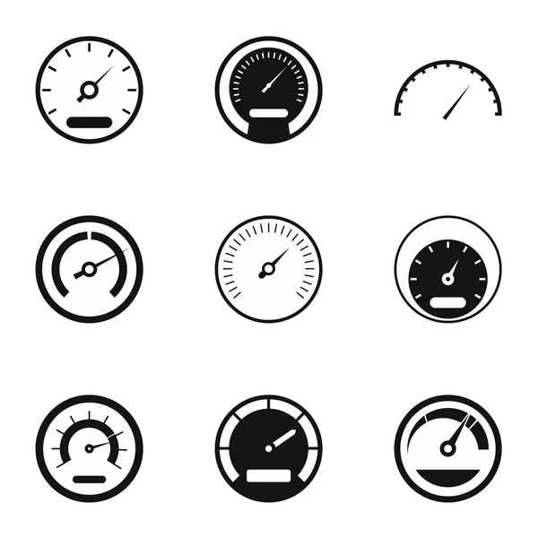 Speedometer icons set grey vector Stock Vector Image by ©ylivdesign