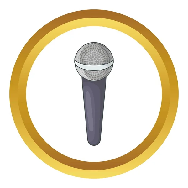 Icona vettoriale del microfono — Vettoriale Stock