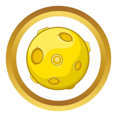 Moon vektör simgesi