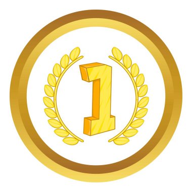 Defne etiket vektör simgesi yerleştir ilk