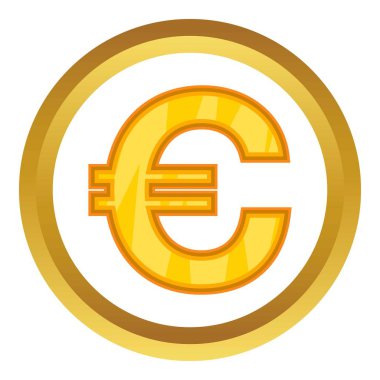 Euro vektör simgesi