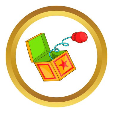 Bahar vektör simgesi üzerinde kırmızı Boks eldiveni