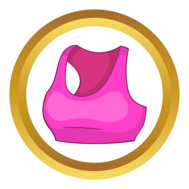 Spor sutyen vektör simgesi