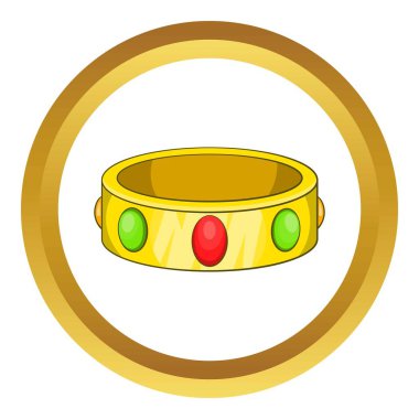 Eski bilezik vektör simgesi