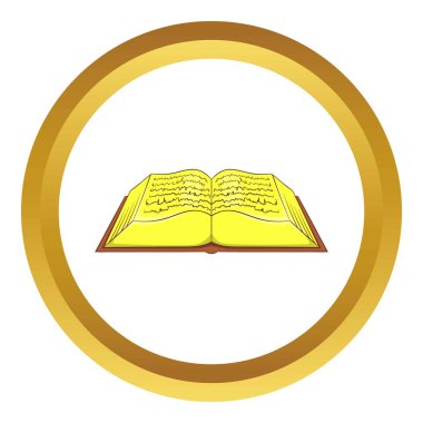 Antik kitap vektör simgesi