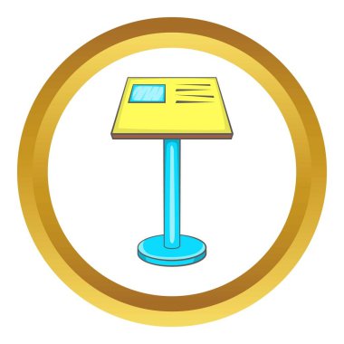 Bilgi yönetim kurulu vektör simgesi