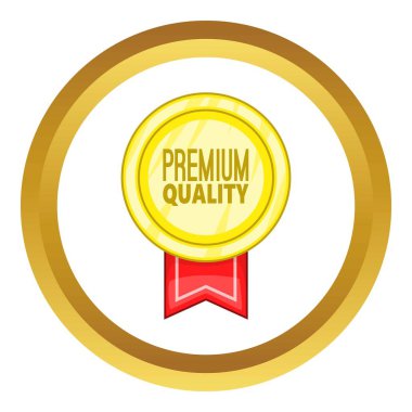 Premium Kalite etiketi vektör simgesi