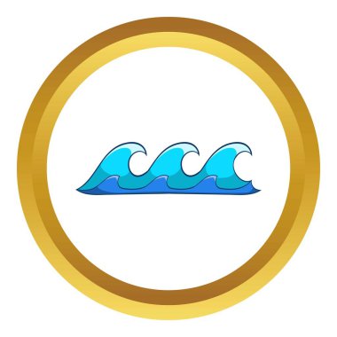 Küçük dalgalar vektör simgesi