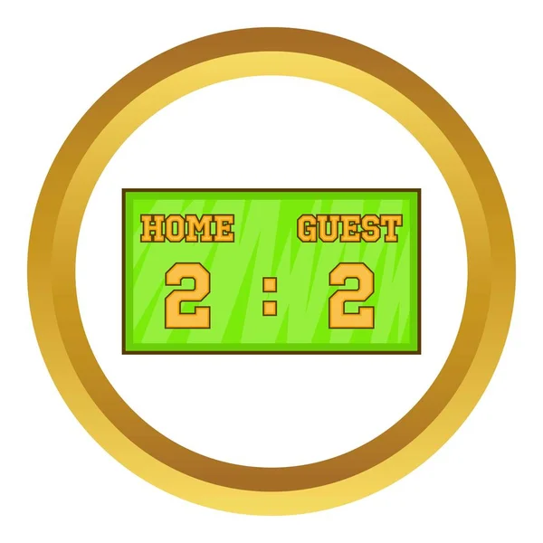 Baseball score board vector icon — Stock Vector