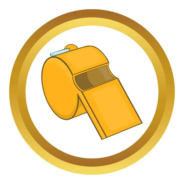Sports whistle vector icon — Stock Vector