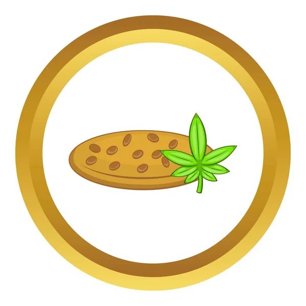 Marijuana seeds vector icon — Stock Vector