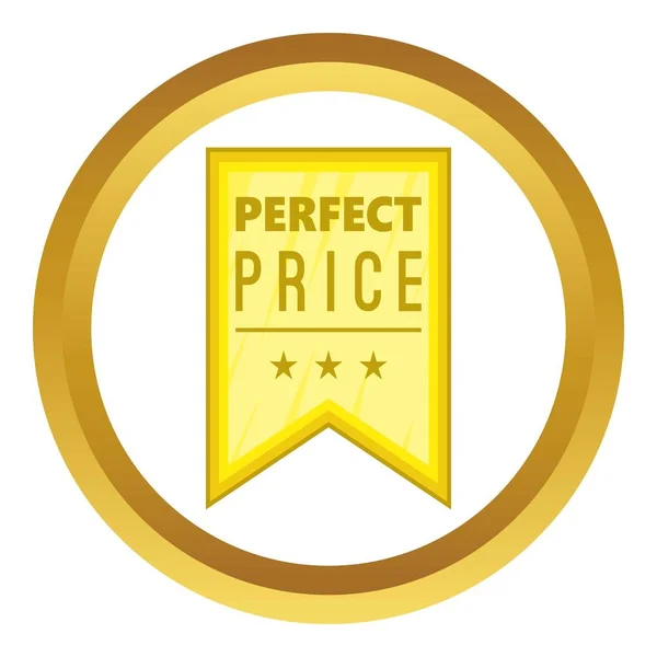 Perfect price pennant vector icon — Stock Vector
