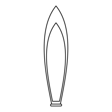 Tekne simgesi, anahat stili