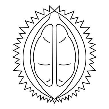 Durian meyve simgesi, özet biçimi