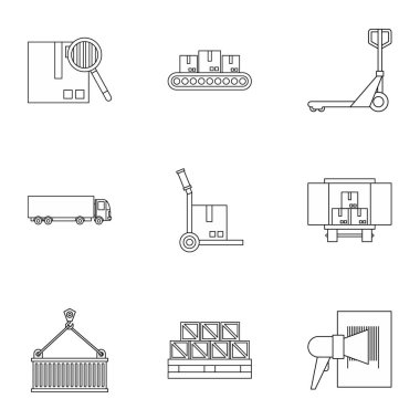 Kargo Icons set, anahat stili